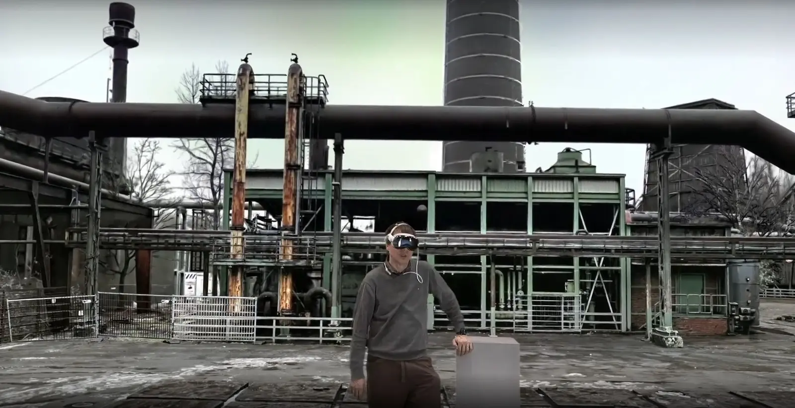 Live Virtual Production using the scan of the Landschaftspark duisburg-nord.